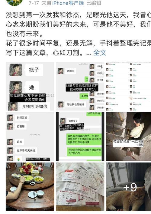 徐杰被前女友爆料视频,真相与情感纠葛全解析